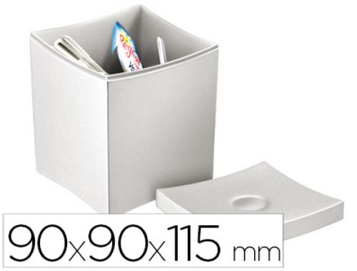 Modulo organizador cep com tampa desmontavel apta para alimentos poliestireno cinza 9x9x11,5 cm , Cep , 75931 , 3462159005362